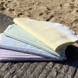 Fouta Marinière nid d’abeille