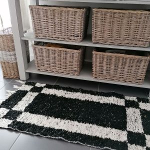 Tapis textile recyclé Cordoue bicolore